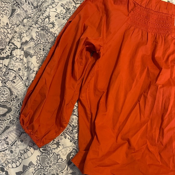 Maeve Women's Blouse in Vibrant Red - Picture 9 of 10